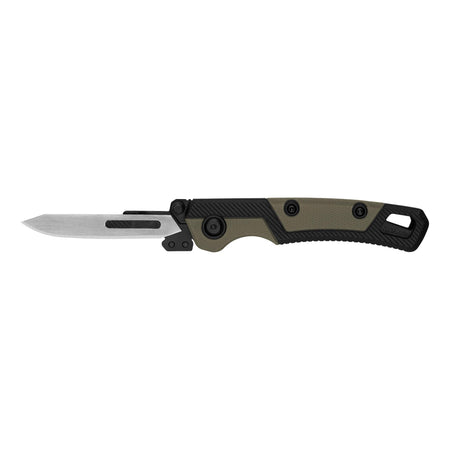 Kershaw Lonerock RBK 2 Folding Caping Knife 2.8" Drop Point Tan and Black