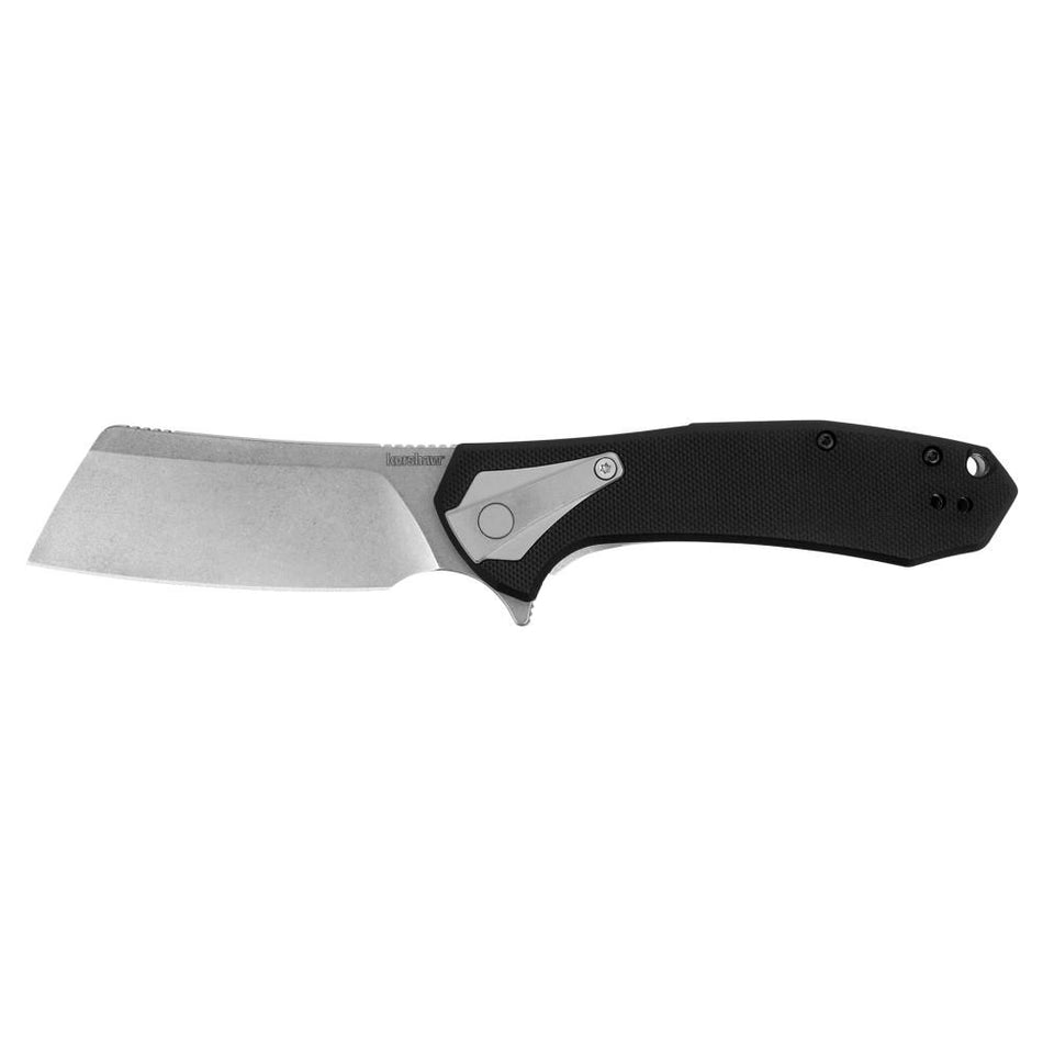 Kershaw Bracket Assisted Opening Folding Cleaver Knife Black