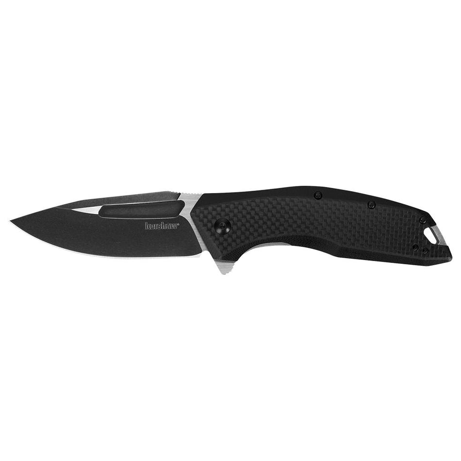 Kershaw Flourish Assisted Opening Folding Knife 3-1/2" Drop Point Black