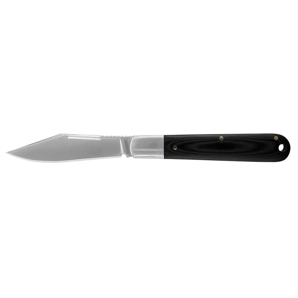 Kershaw Culpepper 3-1/4" Clip Point Pocket Knife - Black G10 with Brass Liners