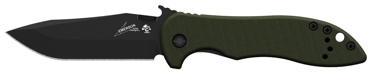 Kershaw Emerson CQC-5K Wave Feature Folding Pocket Knife in Olive Drab