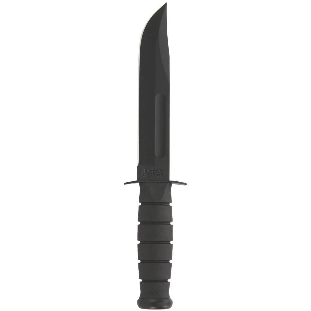 Ka-Bar 7" Clip Point Fixed Blade Utility Knife Black
