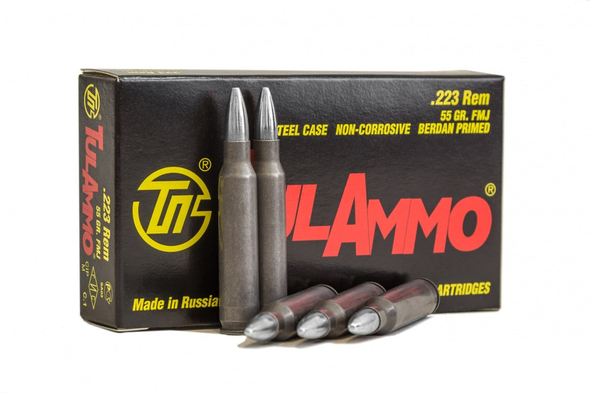 Tulammo Steel Case Rifle Ammo 223 Rem. 55 gr. FMJ
