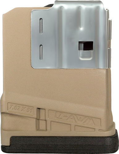 Lancer L7AWM SR-25 5-Round 7.62x51 Opaque Flat Dark Earth Rifle Mag