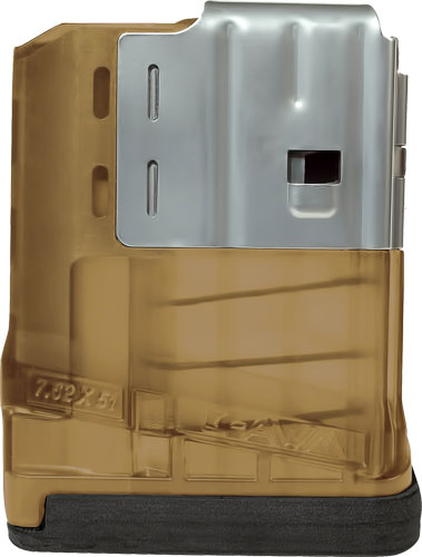 Lancer L7AWM SR-25 5-Round 7.62x51 Translucent Flat Dark Earth Rifle Mag