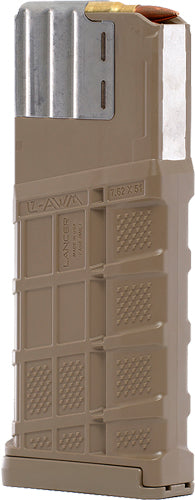 Lancer L7AWM SR-25 7.62x51 25RD Opaque FDE Gen 2 Polymer Rifle Mag