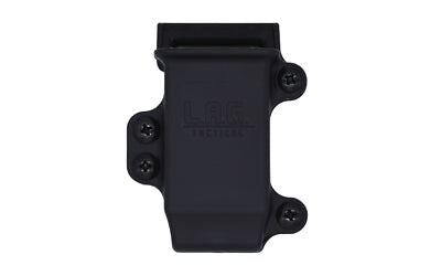 L.A.G. Tactical MCS Pro Single Pistol Mag Carrier Fits Full Size 9mm/40 Magazines, Nylon, Black