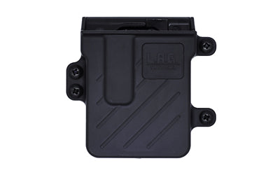 L.A.G. Tactical MCS Pro Single AR-15 Rifle Mag Carrier, 1.75" Belt Clip, Nylon, Black