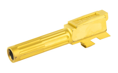 LanTac 9INE Match Grade Fluted Glock 43/43x Barrel, TiN Bronze Finish