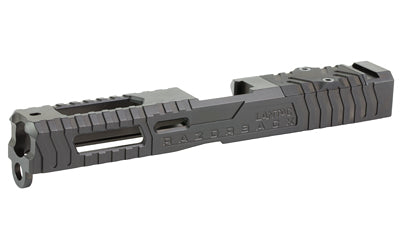 LanTac Razorback Glock 17 Gen 1-3 Stripped Slide, RMR Cut, DLC Finish, Black