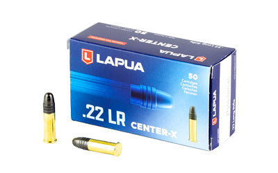 Lapua .22 Long Rifle 420163 Center-X Lead Round Nose LRN 40 Grain