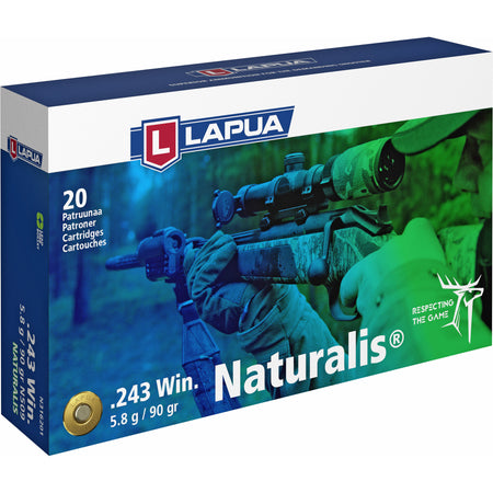 Lapua .243 Winchester 4316052 6418267102520 Full Metal Jacket FMJ 90 Grain