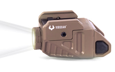Viridian CTL Compact Weapon Light, Universal Mount, 525 Lumens, Rechargeable Battery, FDE 930-0057