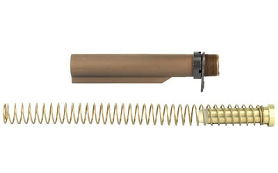 LBE Unlimited MILBUFKT-WB AR-15 Mil-Spec Stock Assembly Kit Buffer Tube Spring Buffer Castle Nut Brown