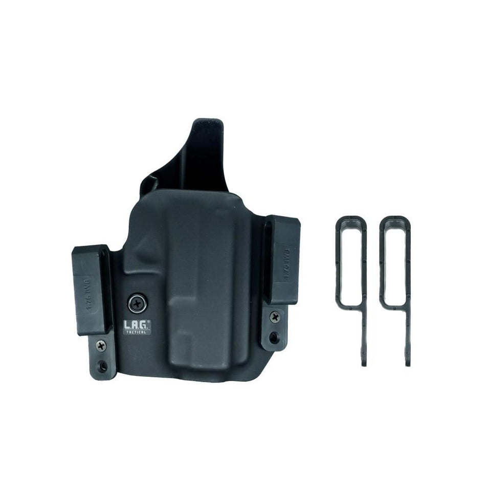 L.A.G. Tactical Defender RH Black Kydex Holster - Sig P365 XMacro