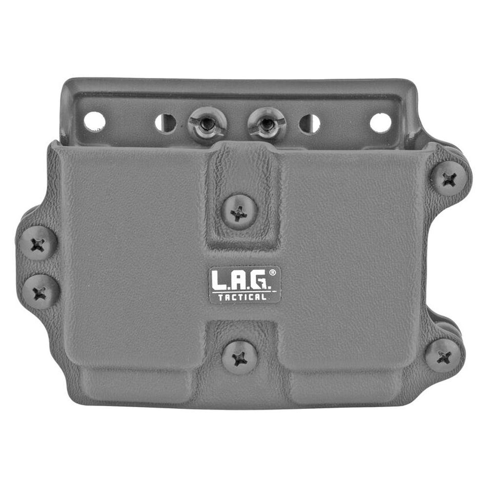 L.A.G. Tactical MCS Double Pistol Mag Carrier 9/40 Black