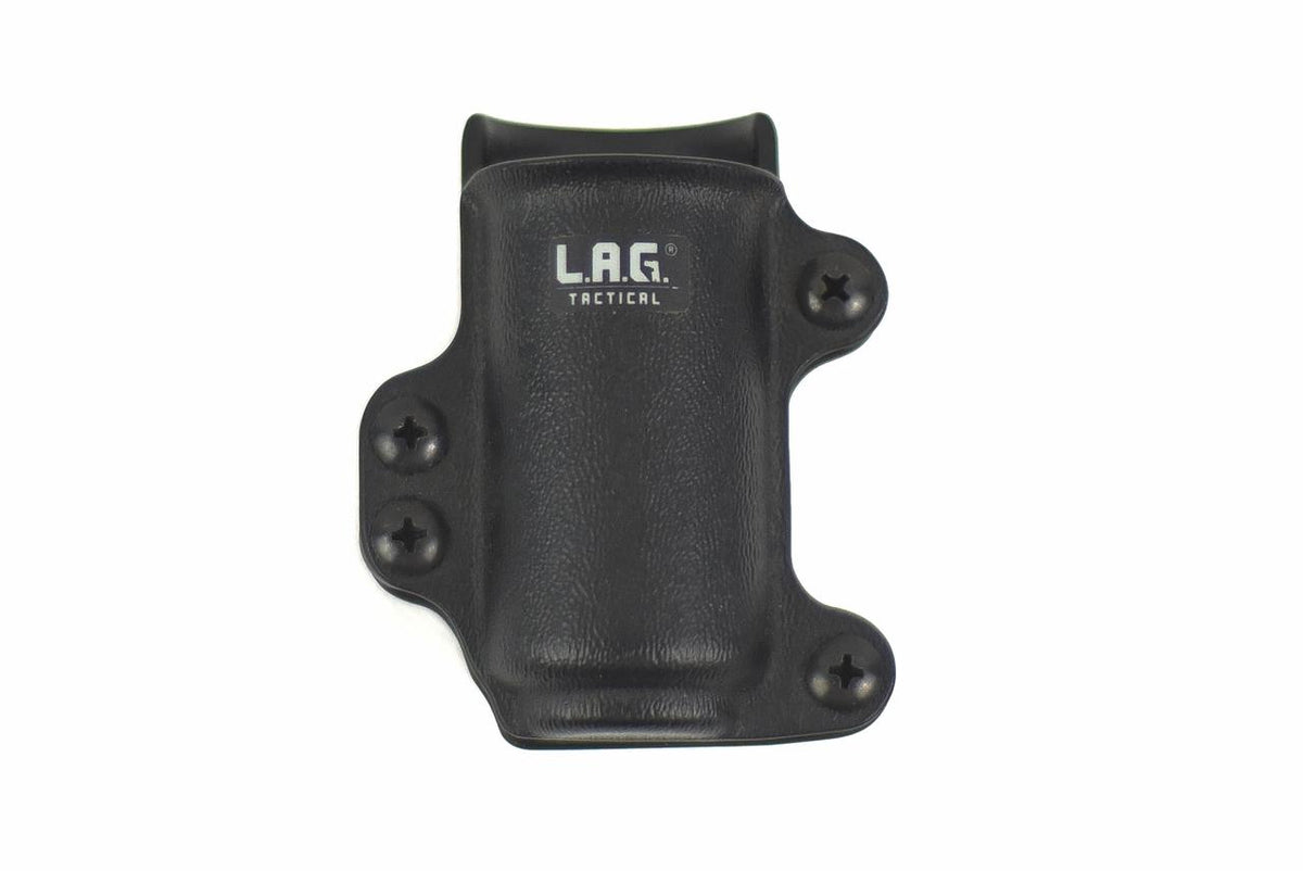 LAG Tactical MCS 1.3" Diameter Flashlight Pouch Belt Holster Black