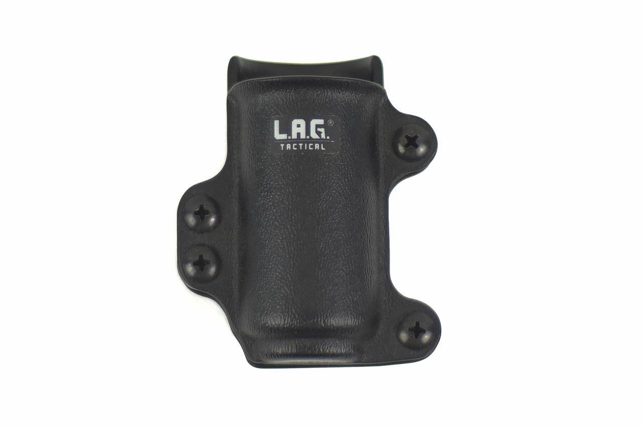 LAG Tactical MCS 1.3" Diameter Flashlight Pouch Belt Holster Black