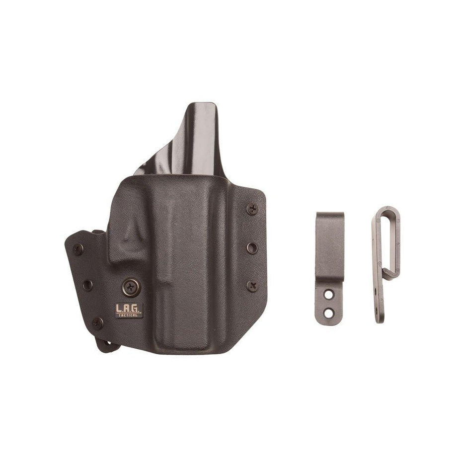 L.A.G. Tactical Defender Holster S&W M&P Compact 9/40 RH Black Convertible