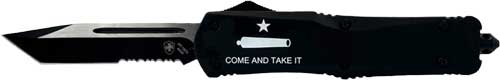 Templar Large OTF Come And Take It 3.5" Serrated Black Tanto Knife