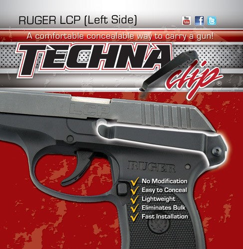 Techna Clip Left-Side Carry Clip Ruger LCP
