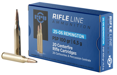 Prvi Partizan .25-06 Remington PP2506P Pointed Soft Point PSP 100 Grain