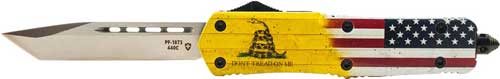 Templar Large OTF Don't Tread On Me 3.5" Silver Tanto Knife