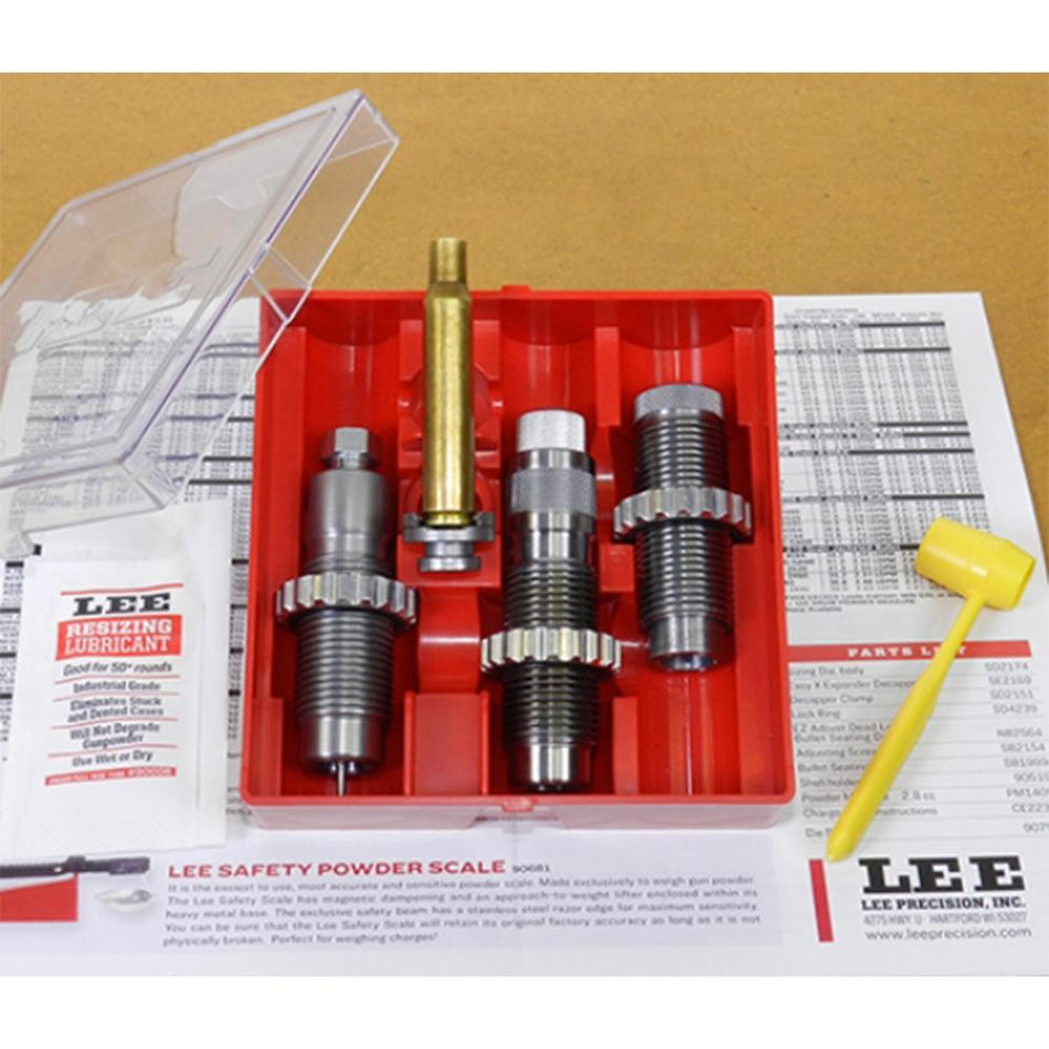 Lee PaceSetter 3-Die Rifle Set – 7mm STW with Shell Holder and Load Data