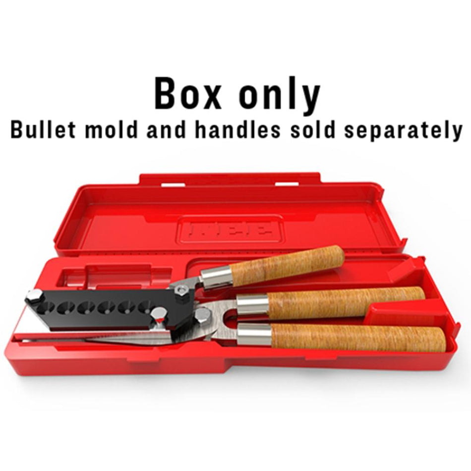 Lee Hinged Bullet Mold Box for 6 or 18 Cavity Molds with Handles
