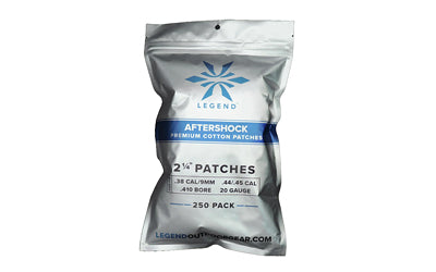 Legend Aftershock Premium Cotton Flannel Patches, 2 1/4-Inch, 250-Pack AS-CP-214-250