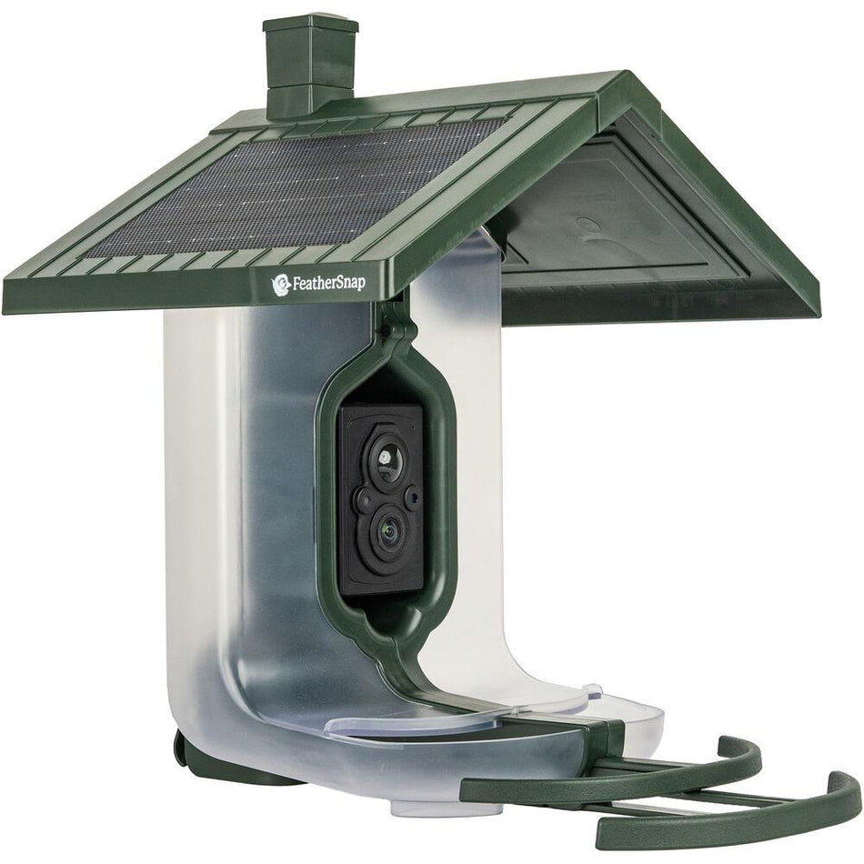 Tactacam FeatherSnap Scout Solar-Powered Smart Bird Feeder with AI ID