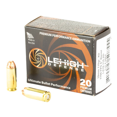 Lehigh Defense 10mm Auto LA10115XD Xtreme Defense Fluid Transfer Monolithic 115 Grain