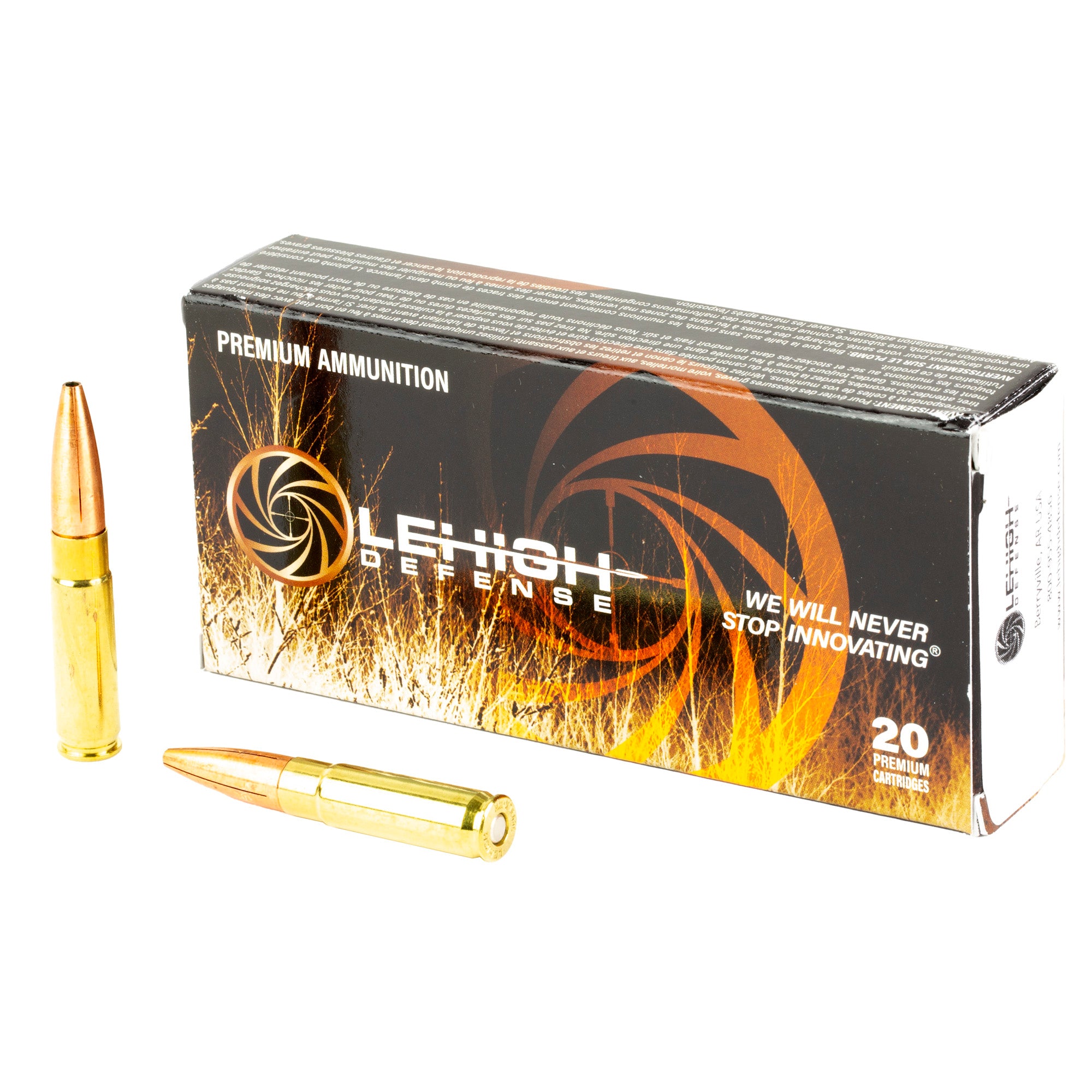 Lehigh Defense .300 AAC Blackout Rifle Ammo Maximum Expansion Boat Tail Hollow Point BTHP 194 grain 