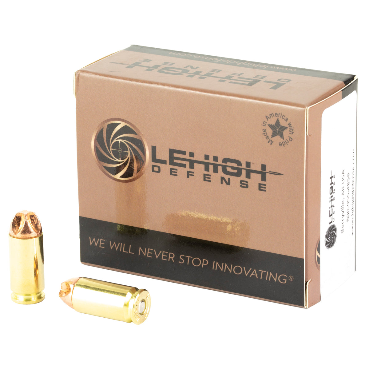 Lehigh Defense .40 S&W LA40115XD Xtreme Defense Fluid Transfer Monolithic 115 Grain