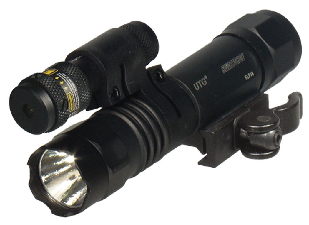Leapers Tactical Red Laser and LED Flashlight Rail Mount Combo