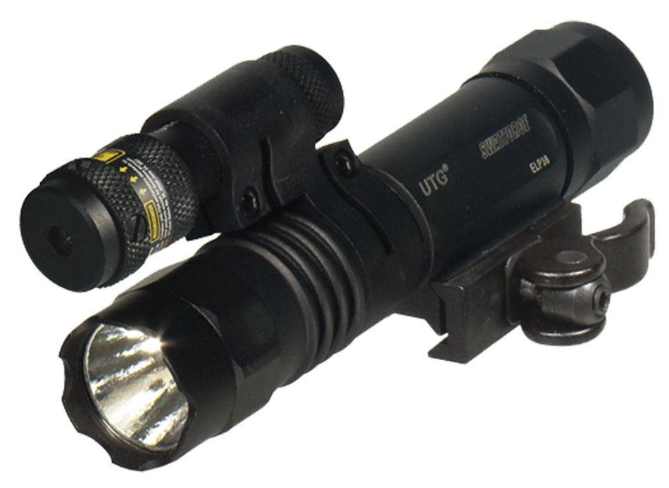 Leapers Tactical Red Laser and LED Flashlight Rail Mount Combo