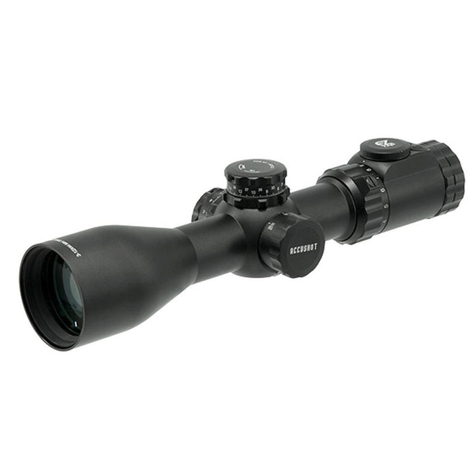 UTG OP3 3-12X44 30mm Compact Scope AO IE UMOA Glass Reticle Black