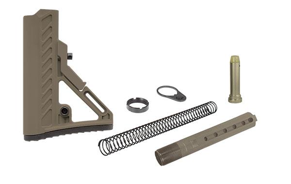 UTG PRO Ops Ready S2 Mil-Spec AR-15 Stock Kit in FDE