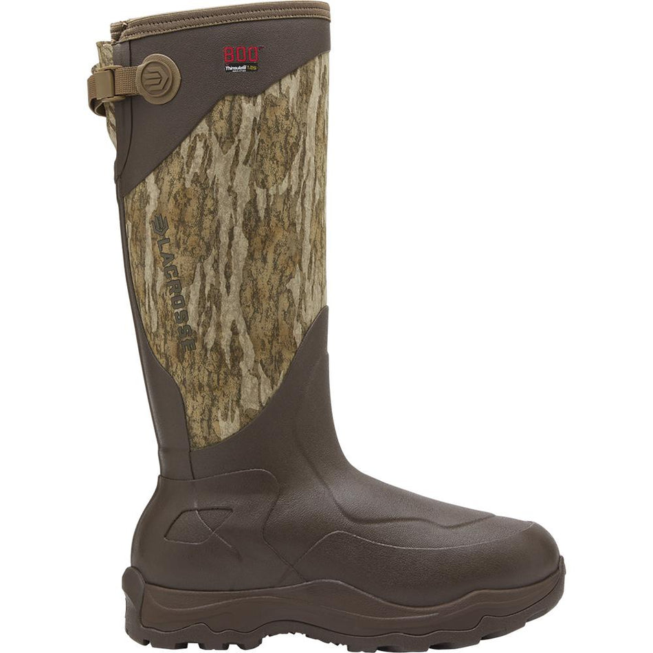 LaCrosse Alpha Agility 17in 800G Boot Mossy Oak Bottomland Size 8