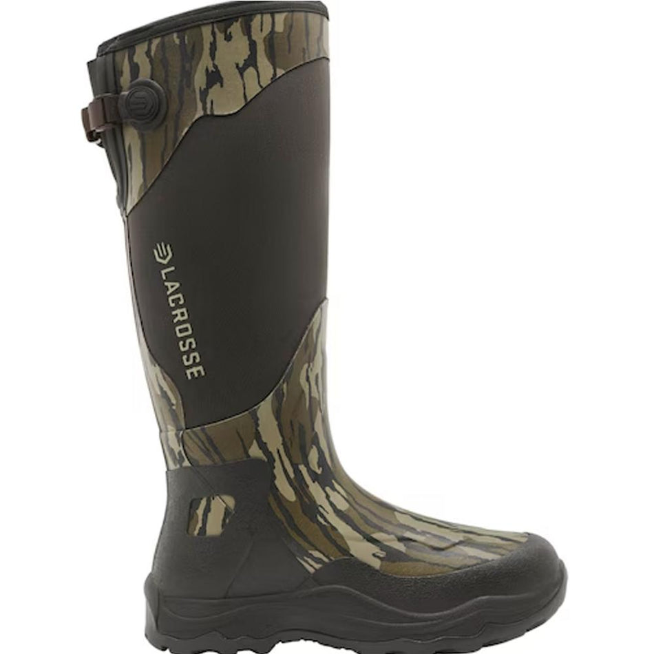LaCrosse Alpha Agility 17'' Neoprene Rubber Hunting Boots Mossy Oak Bottomland Size 8