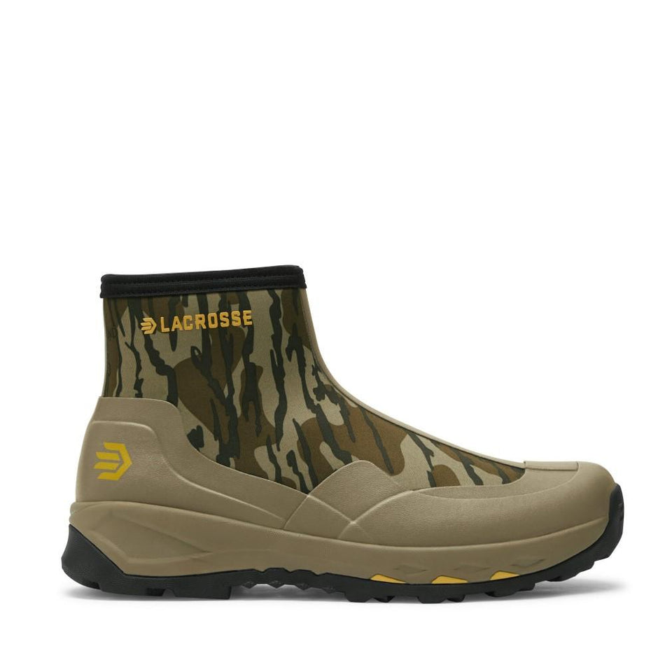 LaCrosse AlphaTerra 6 Inch Rubber Neoprene Boot Mossy Oak Original Bottomland 10