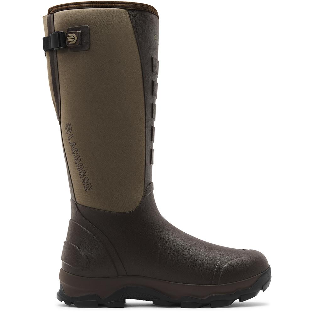 LaCrosse Alpha Lite II 16-Inch Neoprene Rubber Work Boot Coffee Size 12