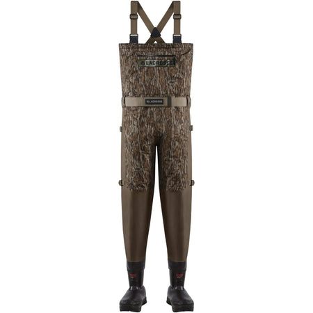 LaCrosse Alpha Swampfox Drop Top Breathable Insulated Waders Mossy Oak 1000G Sz 8