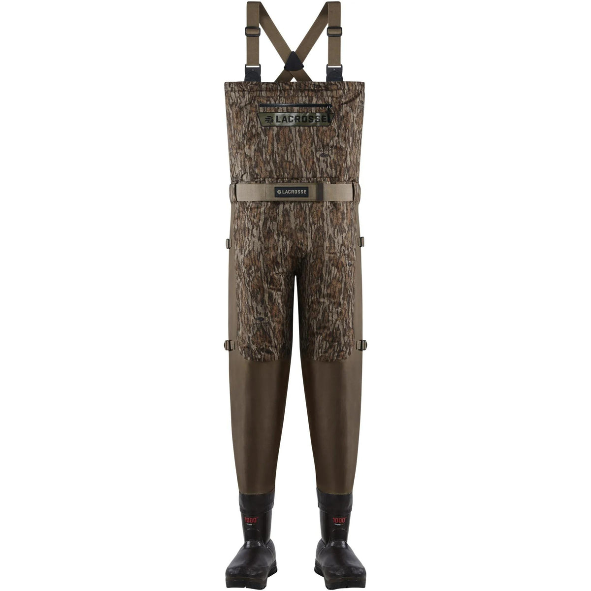 LaCrosse Alpha Swampfox 1000G Breathable Mossy Oak Bottomland Waders Size 12