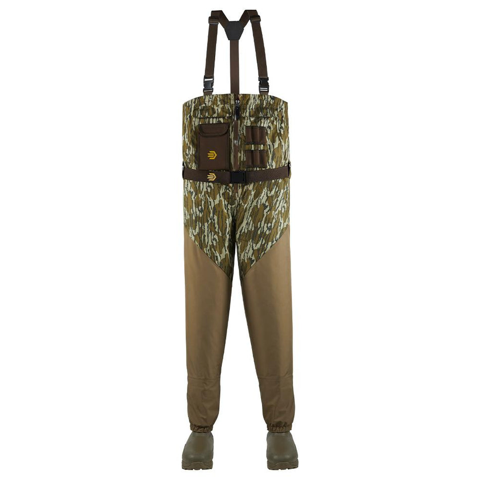 LaCrosse Alpha Agility Select Waders Zip Entry Mossy Oak Bottomland Sz 8