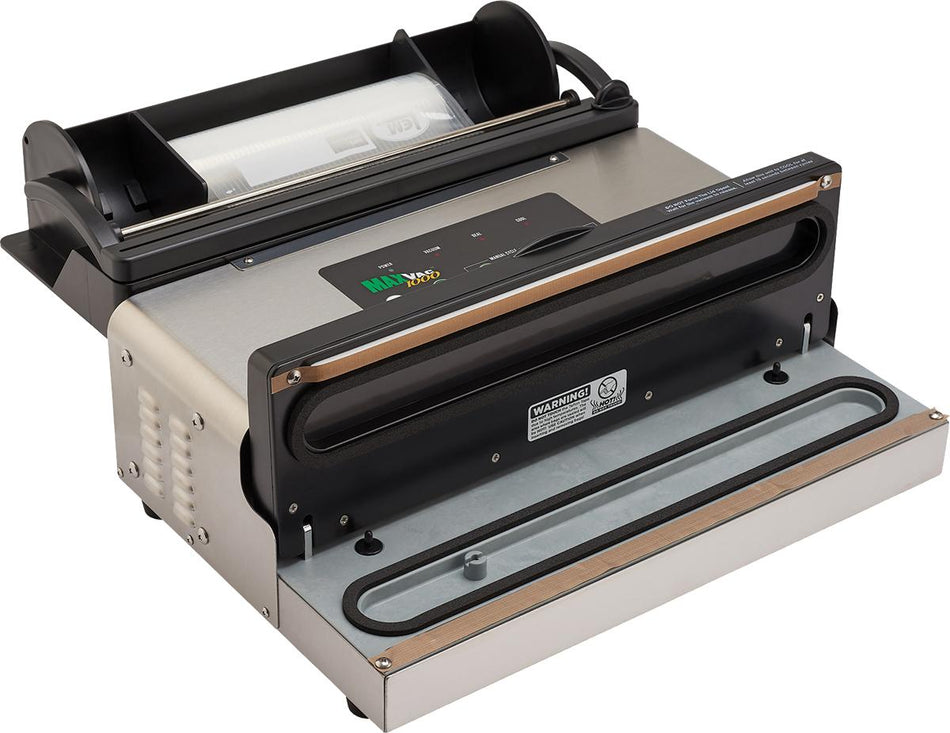 LEM MaxVac 1000 Food Vacuum Sealer with Roll Material Holder and Cutter