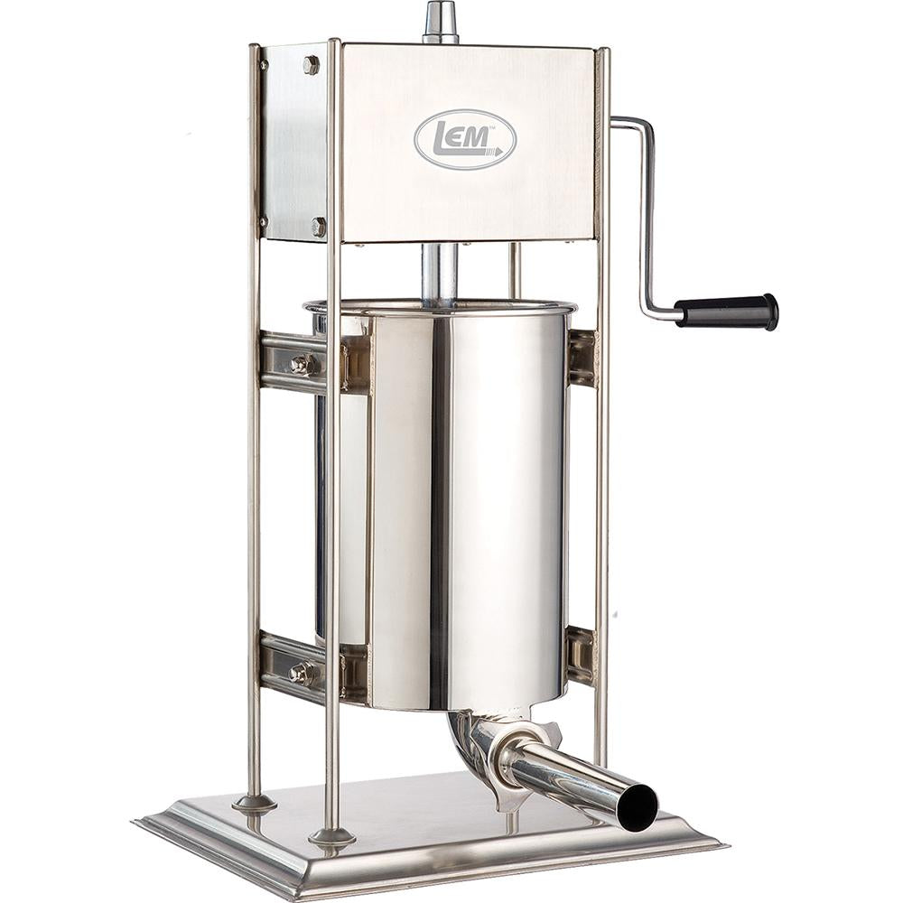 LEM Big Bite 25 lb. Dual Gear Stainless Steel Vertical Sausage Stuffer