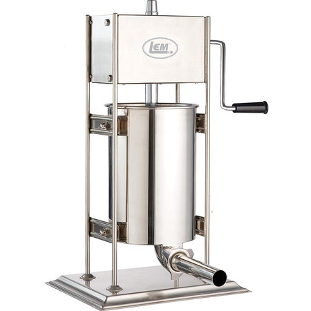 LEM Big Bite 25 lb. Dual Gear Stainless Steel Vertical Sausage Stuffer