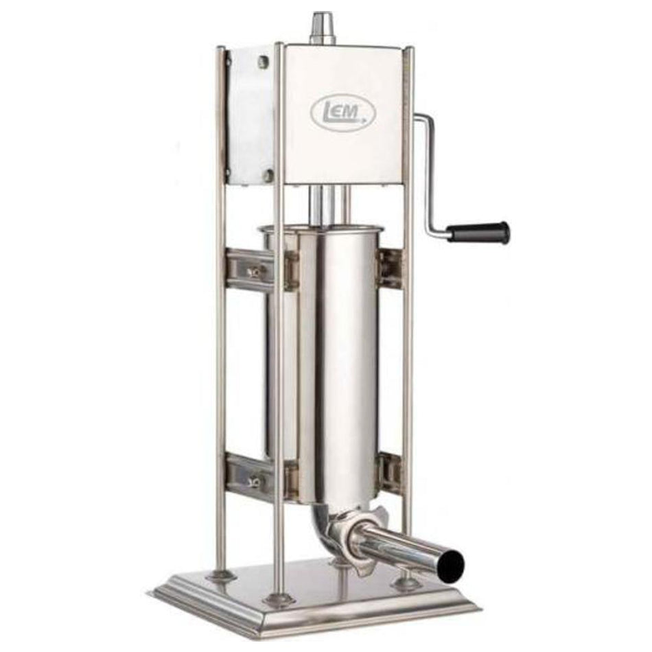 LEM Big Bite 10 lb. Dual Gear Stainless Steel Vertical Sausage Stuffer
