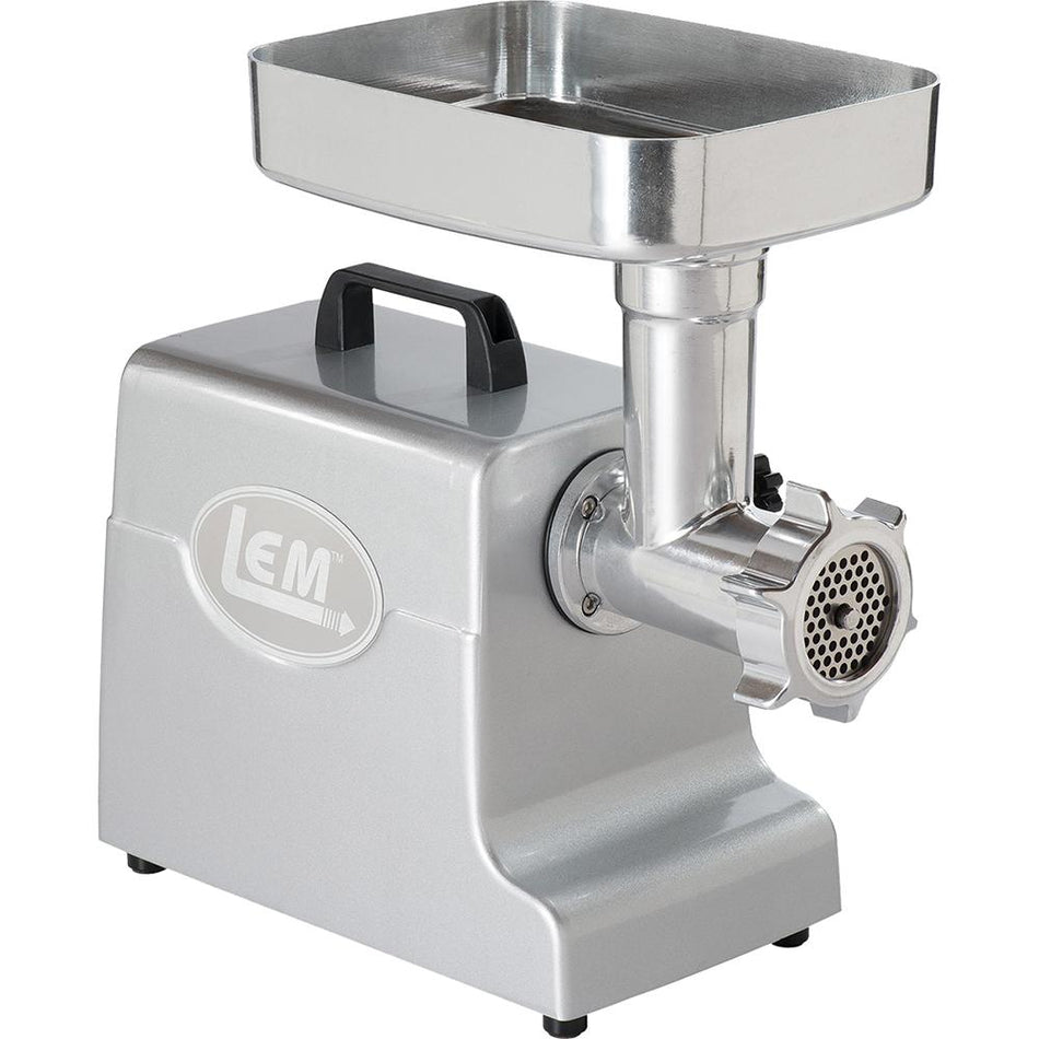 LEM Mighty Bite #8 Grinder with Stainless Steel Plates & Stuffing Tubes